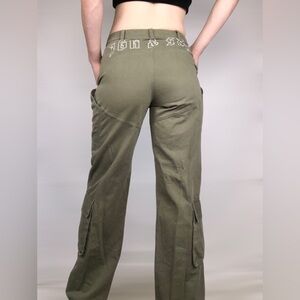 Princess Polly Olive Green Cargo Pants